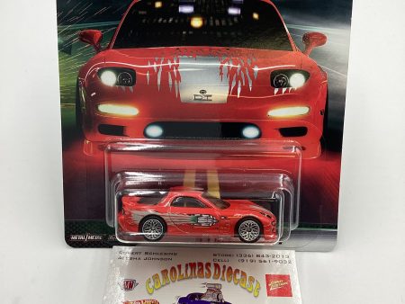 Hot Wheels Premium Fast & Furious Original Fast #3 95 Mazda RX-7 Red W Protector Online