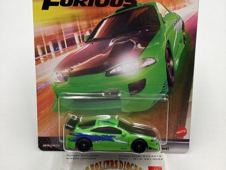 Hot wheels Premium Fast and Furious #1 95 Mitsubishi Eclipse Green with protector Supply