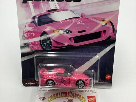 Hot Wheels Premium Fast & Furious Quick Shifters #1 Honda S2000 Pink W Protector For Sale