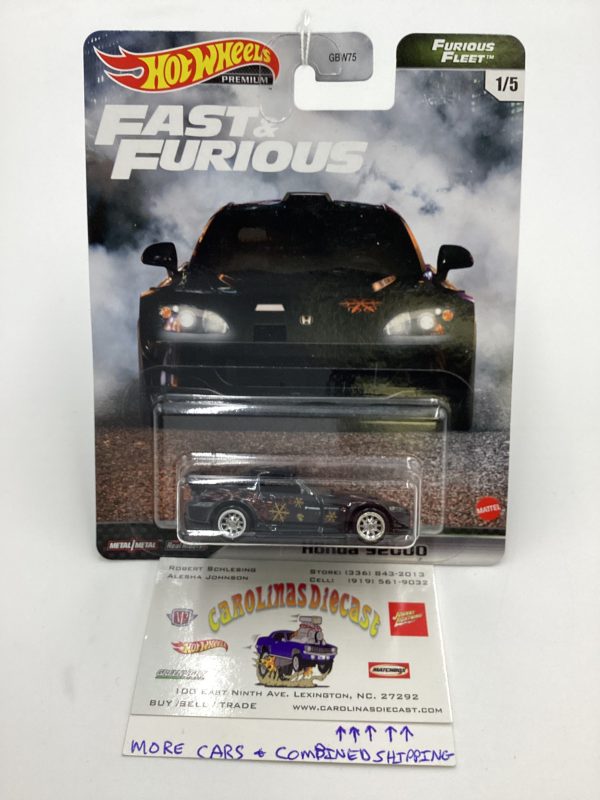 Hot Wheels Premium fast and furious Furious Fleet #1 Honda S2000 Black 251A Discount