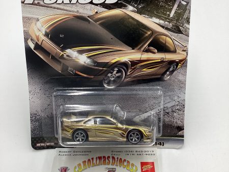 Hot Wheels Premium Fast & Furious Fast Tuners #3 Nissan 240SX S14 Gold W Protector Hot on Sale