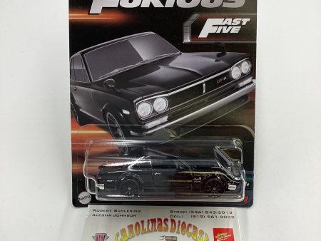 2023 Hot Wheels Fast and Furious Series 3  #5 1971 Nissan Skyline H T 2000 GT-R Black 74C Hot on Sale