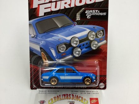 Hot Wheels Fast and Furious Series 1  #6 70 Ford Escort RS 1600 70E on Sale