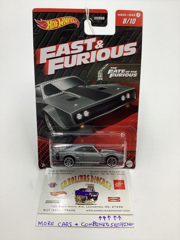 2023 Hot Wheels Fast & Furious Series 1 #8 Ice Charger Gray 72G Online Sale