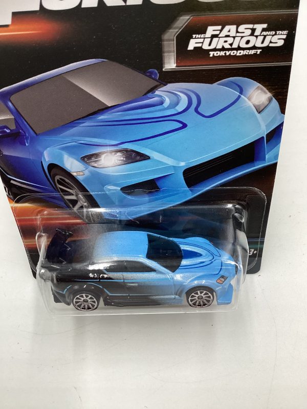 2023 Hot Wheels Fast and Furious Series 3  #3 Mazda RX-8 Blue Black with protector Discount