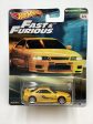 Hot Wheels Premium Fast & Furious Original Fast #5 Nissan Skyline GT-R BCNR33 Yellow W Protector on Sale