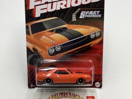 2023 Hot Wheels Fast and Furious Series 1 #2 70 Dodge Hemi Challenger Orange 71B Supply