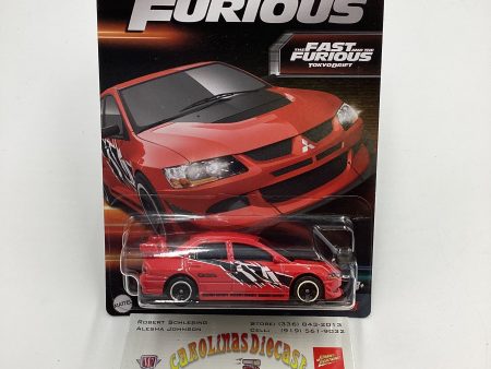 2023 Hot wheels Fast and Furious Series 2 #3 Mitsubishi Lancer Evolution IX Red with protector Sale