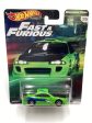 Hot Wheels Premium Fast & Furious Original Fast #2 95 Mitsubishi Eclipse Green W Protector Hot on Sale