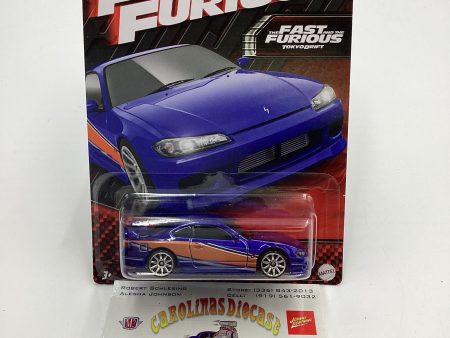 2023 Hot Wheels Fast and Furious Series 1 #3 Nissan Silvia (S15) Blue 71B Discount