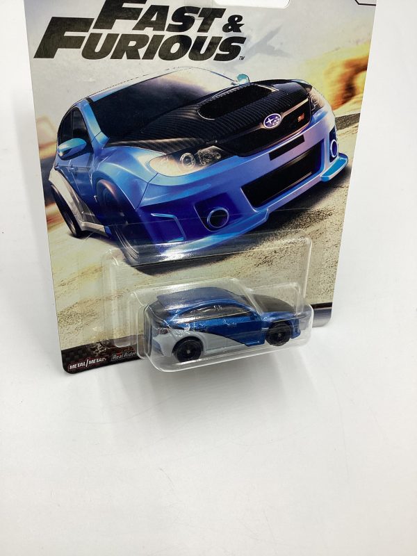 Hot Wheels Premium Fast & Furious Furious Off-Road #1 Impreza WRX STI Blue with protector Cheap