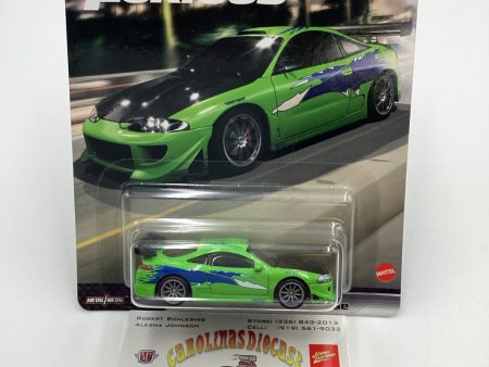 Hot Wheels Premium Fast & Furious Fast Stars #1 Mitsubishi Eclipse Green W Protector (1) For Cheap