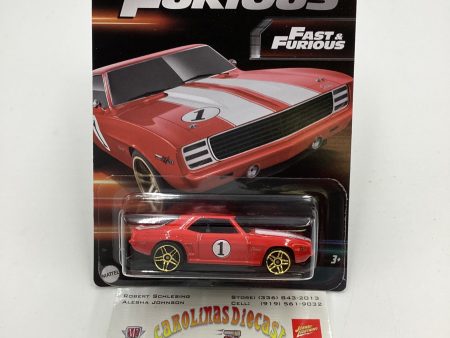 2023 Hot Wheels Fast and Furious Series 3  #4 69 Camaro Red Cracked Blister 74B on Sale