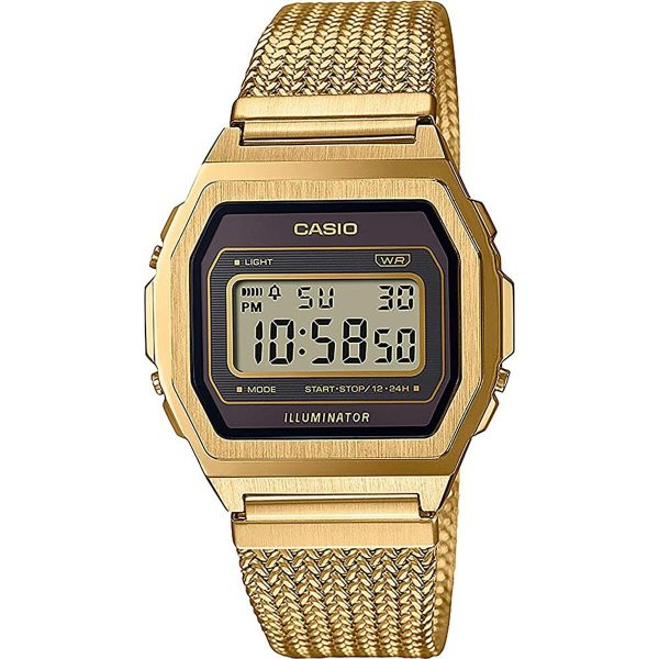 Men s Watch Casio A1000MGA-5EF Gold Online Hot Sale