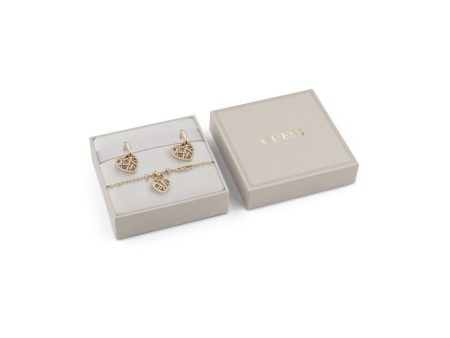 Bracelet and Earrings Set Guess JUBS03190JWYGS Sale