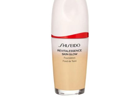 Liquid Make Up Base Shiseido Revitalessence Skin Glow Nº 220 30 ml For Sale