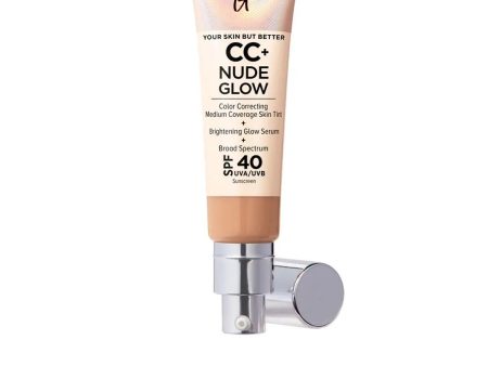 Crème Make-up Base It Cosmetics CC+ Nude Glow Medium Tan Spf 40 32 ml Fashion