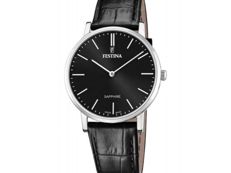 Men s Watch Festina F20012 4 Black (Ø 40 mm) For Discount