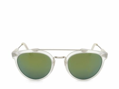 Unisex Sunglasses Retrosuperfuture Giaguaro Cryst Mat Petrol Ø 51 mm Green For Discount