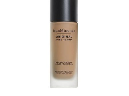 Liquid Make Up Base bareMinerals Original Pure Serum Medium Cool 3.5 30 ml For Sale