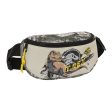 Belt Pouch Jurassic World Warning Grey 23 x 14 x 9 cm Fashion