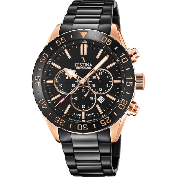 Men s Watch Festina F20578 1 Black Fashion