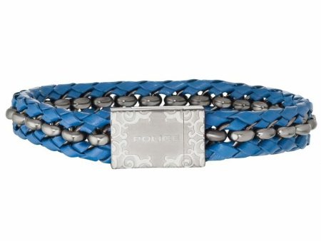 Unisex Bracelet Police PJ26053BLU.02-L 20 cm For Cheap