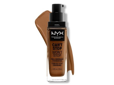 Crème Make-up Base NYX Can t Stop Won t Stop Warm mahogany 30 ml Hot on Sale