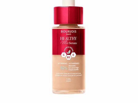 Liquid Make Up Base Bourjois Healthy Mix Serum Nº 54N Beige 30 ml on Sale