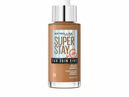 Liquid Make Up Base Maybelline Super Stay Skin Tint Vitamin C Nº 60 30 ml on Sale