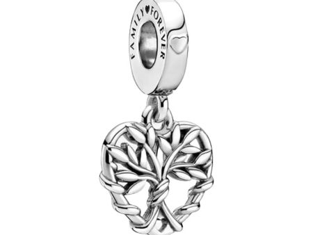 Woman s charm link Pandora HEART FAMILY TREE DANGLE CHARM Discount