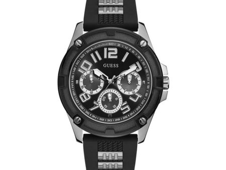 Men s Watch Guess GW0051G1 Ø 45 mm Black For Cheap