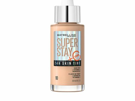 Liquid Make Up Base Maybelline Super Stay Skin Tint Vitamin C Nº 10 30 ml Online Sale