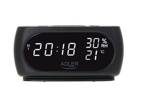 Alarm Clock Adler AD 1186 Black 18,2 x 8,8 x 7 cm Online Sale