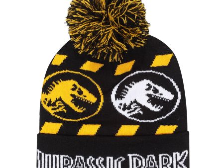 Hat Jurassic Park Hazard Snow Beanie Black Sale