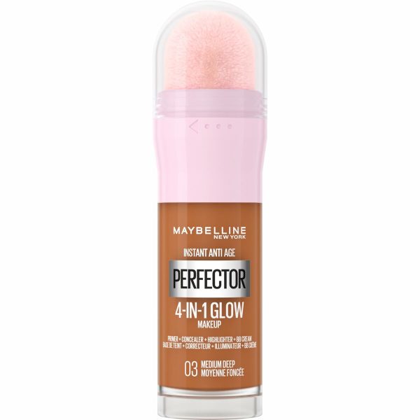 Liquid Corrector Maybelline Instant Age Perfector Glow Nº 03-Medium Deep 20 ml For Sale