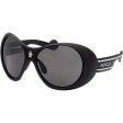 Unisex Sunglasses Moncler GREY OVAL UNISEX For Sale