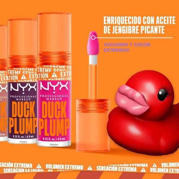 Lip-gloss NYX Duck Plump Brick of time 6,8 ml For Sale