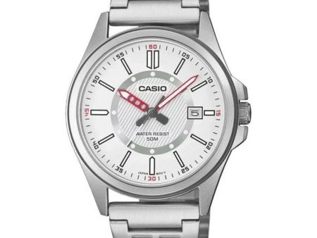 Men s Watch Casio ENTICER GENT Silver (Ø 40 mm) Online now