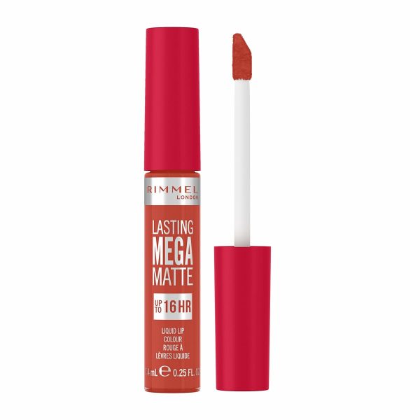 Liquid lipstick Rimmel London Lasting Mega Matte Nº 920 Scarlet Flames 7,4 ml For Discount