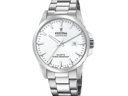 Men s Watch Festina F20024 2 Silver For Sale