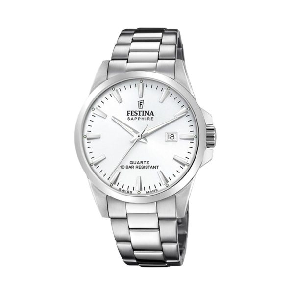 Men s Watch Festina F20024 2 Silver For Sale