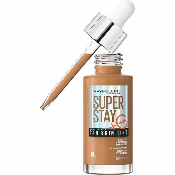 Liquid Make Up Base Maybelline Super Stay Skin Tint Vitamin C Nº 60 30 ml on Sale