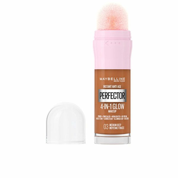 Liquid Corrector Maybelline Instant Age Perfector Glow Nº 03-Medium Deep 20 ml For Sale