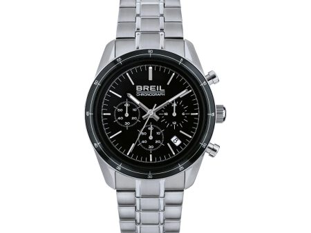 Men s Watch Breil TW1897 Black Silver Discount