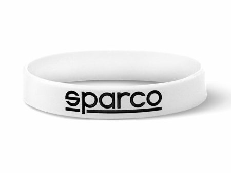 Men s Bracelet Sparco S099093BI10 Silicone 9 cm White (One size) (10 Units) For Sale