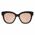 Unisex Sunglasses Audrey Hawkers Rose gold Black Cheap