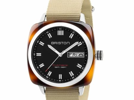 Men s Watch Briston 17342.SA.TS.1.NK Black Supply