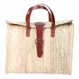 Briefcase EDM Milan Palm leaf Buckle Leather 32 x 26 cm For Cheap