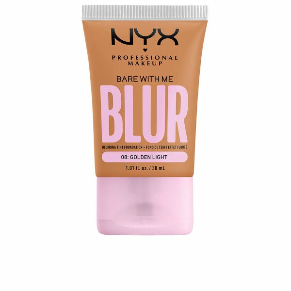 Liquid Make Up Base NYX Bare With Me Blur Nº 08 Golden light 30 ml For Cheap